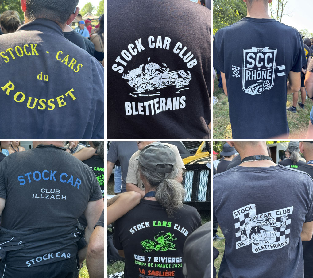 Stock car à Ratte, les clubs